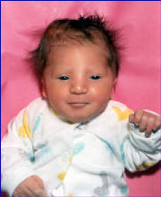 Christina as a newborn 1989